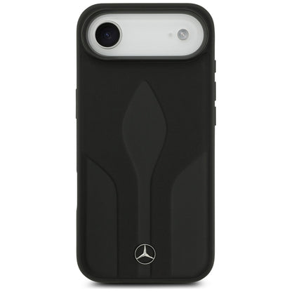 Mercedes Leather The Move MagSafe case for iPhone 17 Air - black_2