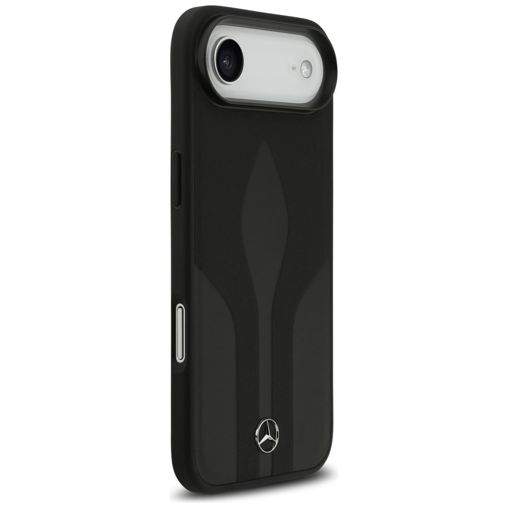 Mercedes Leather The Move MagSafe case for iPhone 17 Air - black_3