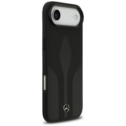 Mercedes Leather The Move MagSafe case for iPhone 17 Air - black_3