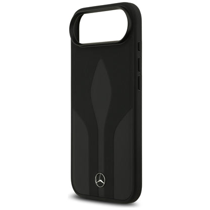 Mercedes Leather The Move MagSafe case for iPhone 17 Air - black_5