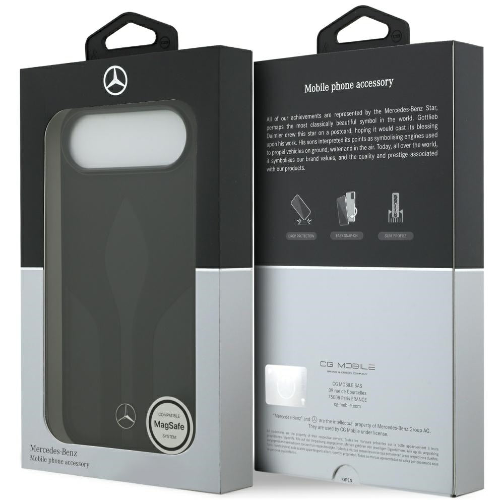 Mercedes Leather The Move MagSafe case for iPhone 17 Air - black_7