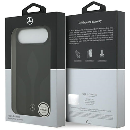 Mercedes Leather The Move MagSafe case for iPhone 17 Air - black_7