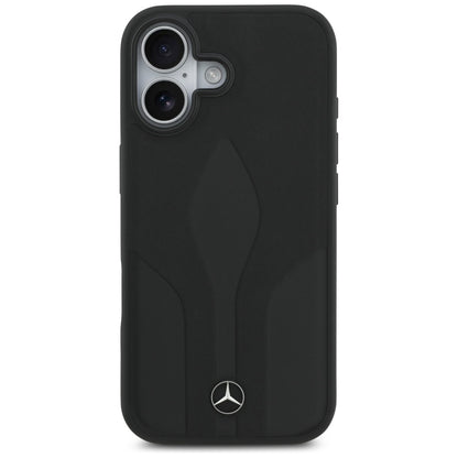 Mercedes Leather The Move MagSafe case for iPhone 17 - black_2