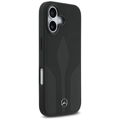 Mercedes Leather The Move MagSafe case for iPhone 17 - black_3