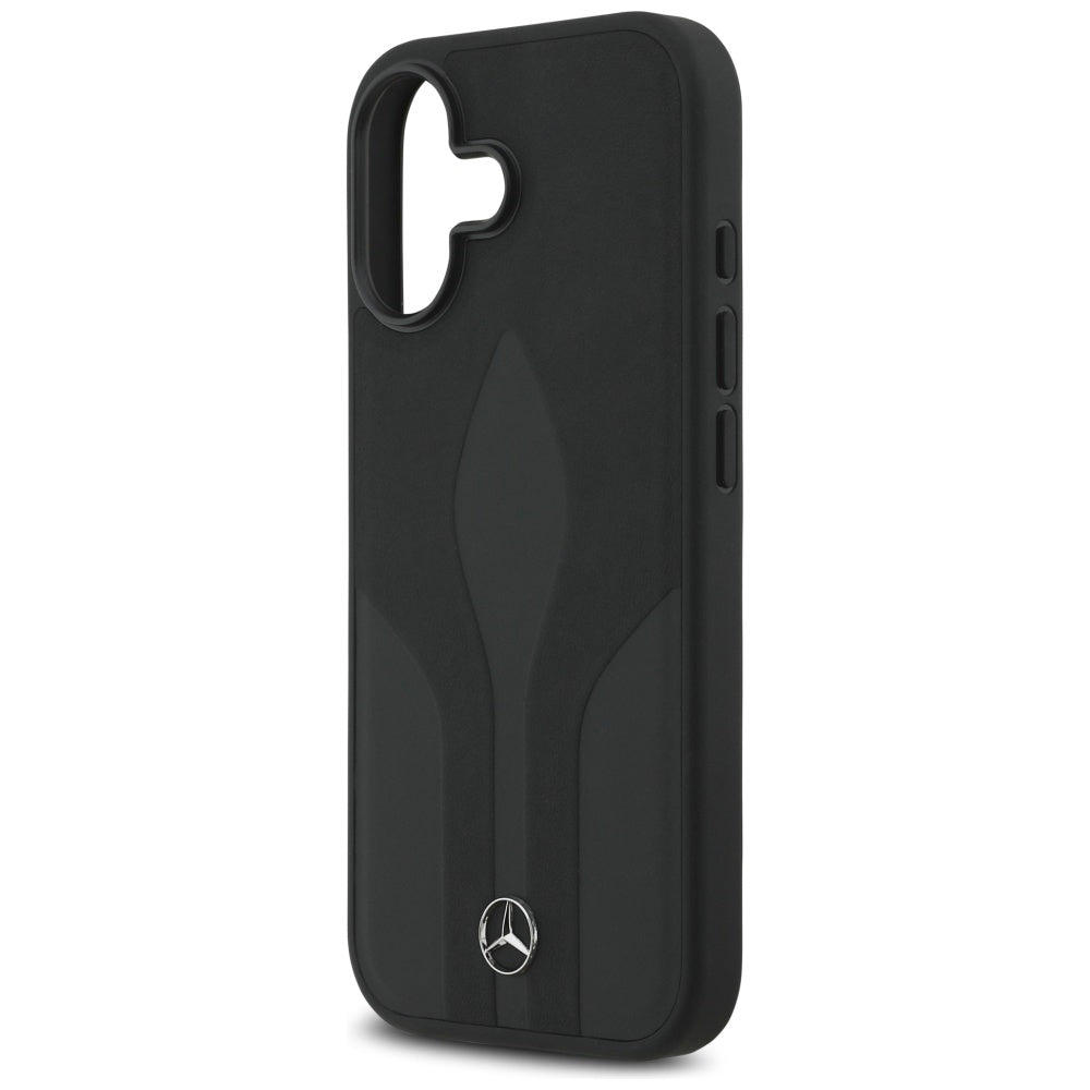 Mercedes Leather The Move MagSafe case for iPhone 17 - black_5