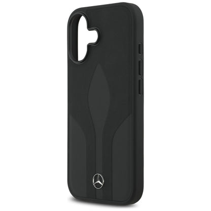 Mercedes Leather The Move MagSafe case for iPhone 17 - black_5