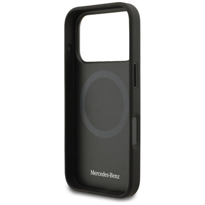 Mercedes Leather The Move MagSafe Case for iPhone 17 Pro - Black_6