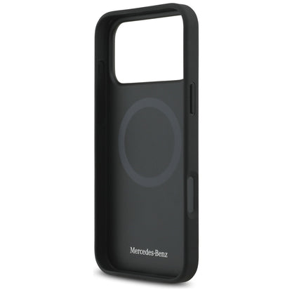 Mercedes Leather The Move MagSafe Case for iPhone 17 Pro Max - Black_6