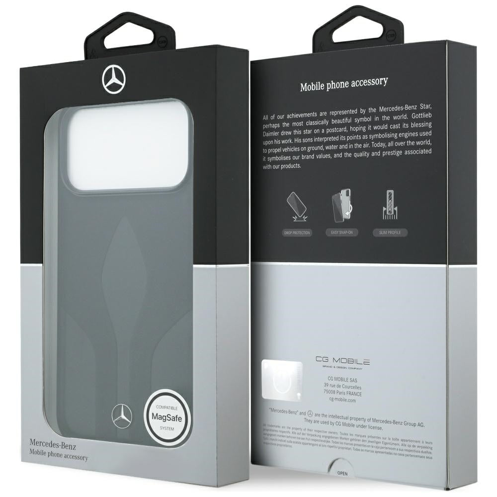 Mercedes Leather The Move MagSafe Case for iPhone 17 Pro Max - Black_7