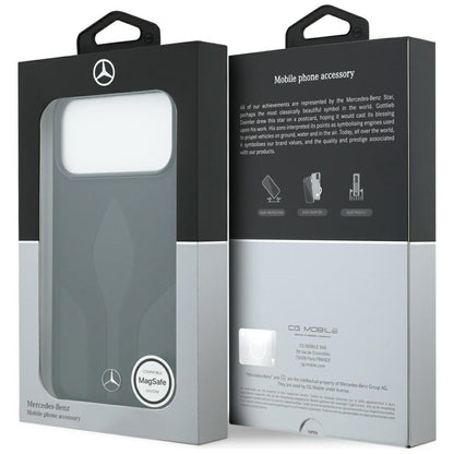 Mercedes Leather The Move MagSafe Case for iPhone 17 Pro Max - Black_7