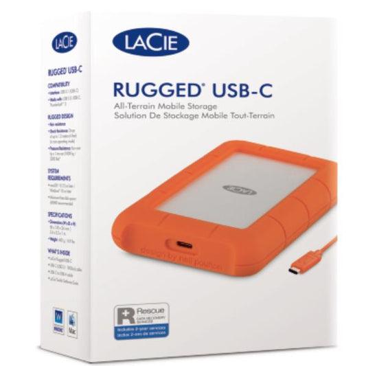 4TB LACIE RUGGED HDD USB-C_0