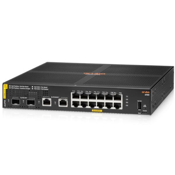 Switch Aruba 6100 12G PoE Classe 4 2G/2SFP+ 139 W_1