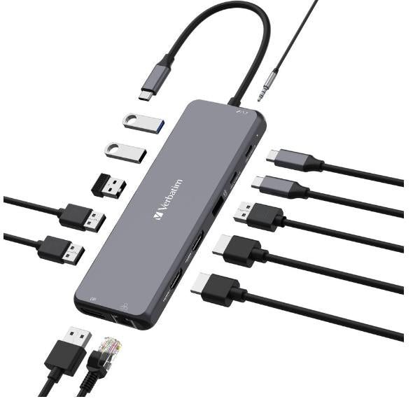 USB-C Pro Multiport-Hub CMH-13, 13 Port, Dockingstation_1
