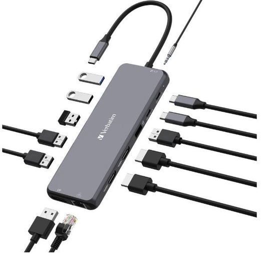 USB-C Pro Multiport-Hub CMH-13, 13 Port, Dockingstation_1