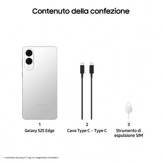 Smartphone Samsung Galaxy S25 Edge / Titanium Silver / 12GB+512GB / SM-S937BZSGEUE_0