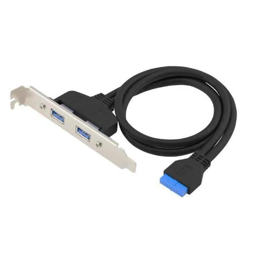 ADATTATORE da 19 pin femmina a doppio USB-A femmina USB 3.0, USB 3.2 Gen 1 5Gbit/s_0