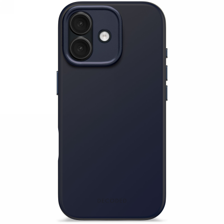 Decoded AntiMicrobial Silicone Backcover MagSafe case for iPhone 17 - navy blue_0