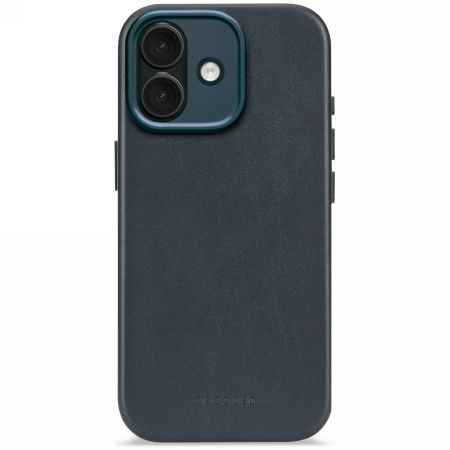 Decoded Leather Backcover MagSafe case for iPhone 17 - navy blue_0