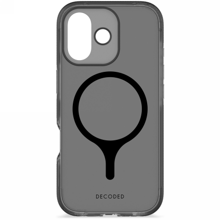 Decoded DropTec Transparent Backcover MagSafe case for iPhone 17 - black_0