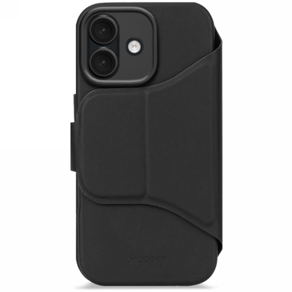 Decoded Textured Silicone Detachable Wallet MagSafe Case for iPhone 17 - Black_0