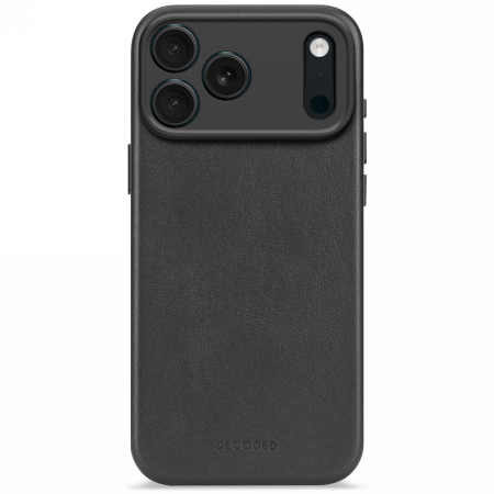 Decoded Leather Backcover MagSafe case for iPhone 17 Pro - black_0