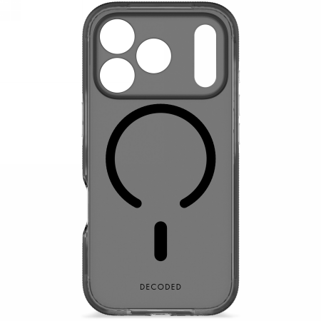 Decoded DropTec Transparent Backcover MagSafe case for iPhone 17 Pro - black_0