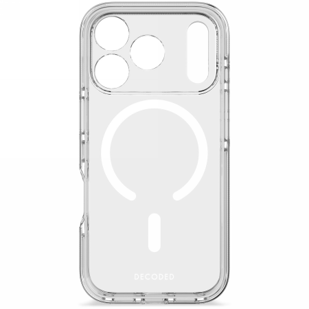 Decoded DropTec Transparent Backcover MagSafe Case for iPhone 17 Pro - Transparent_0