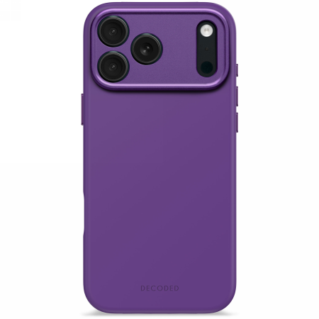 Decoded AntiMicrobial Silicone Backcover MagSafe Case for iPhone 17 Pro Max - Purple_0
