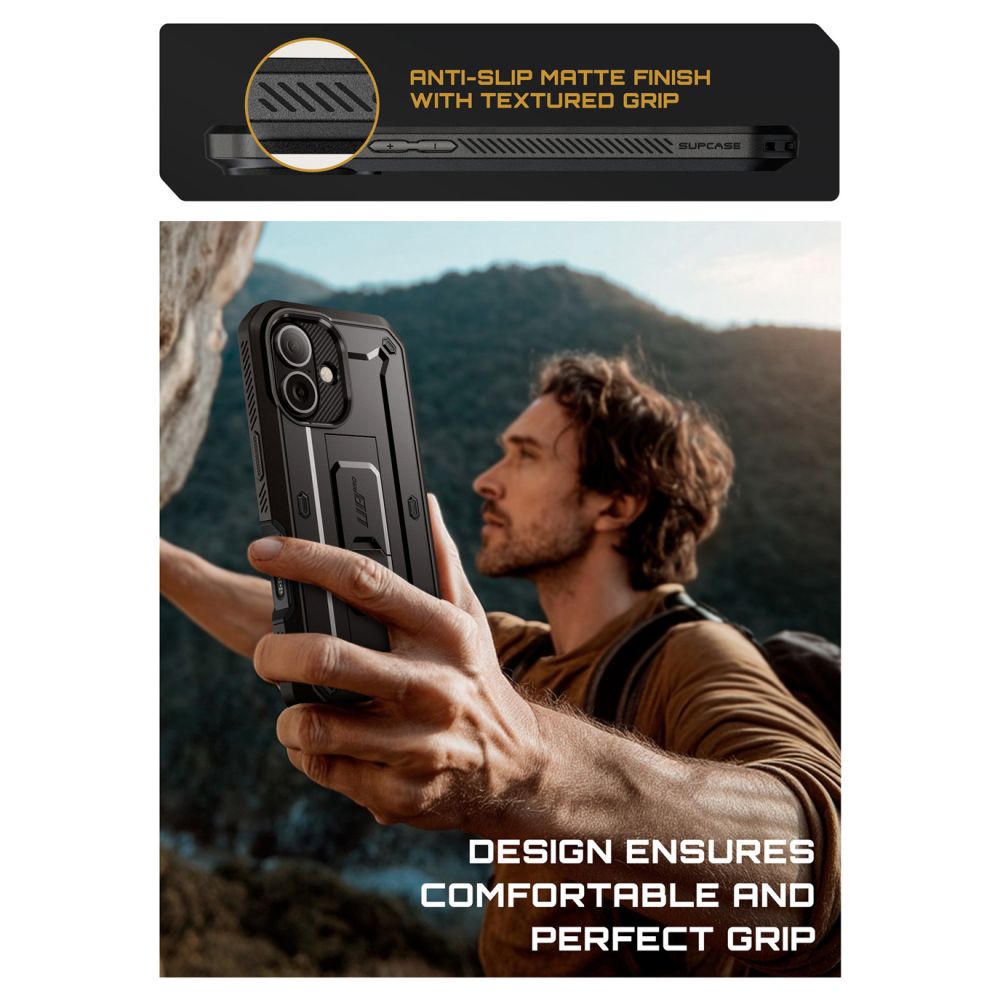 Supcase UB Pro iPhone 17 Case - Black_4