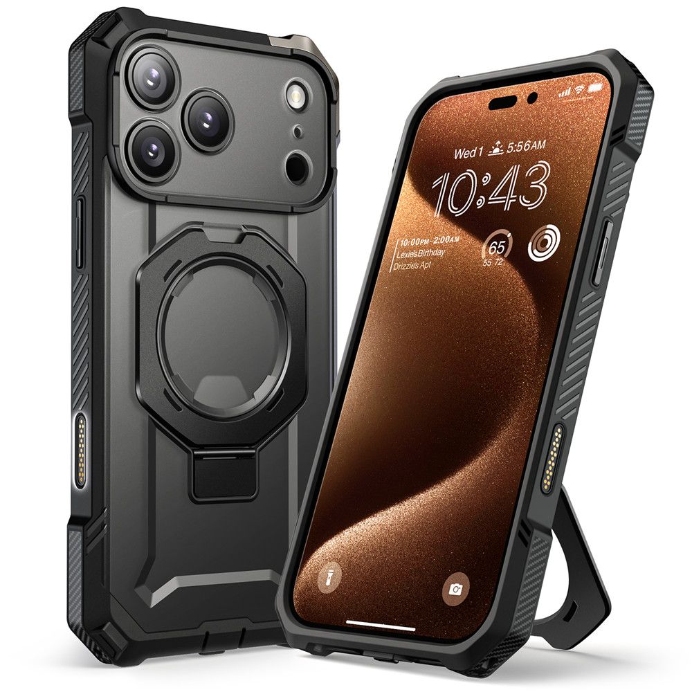 Supcase UB Grip Mag MagSafe Case for iPhone 17 Pro Max - Black_1