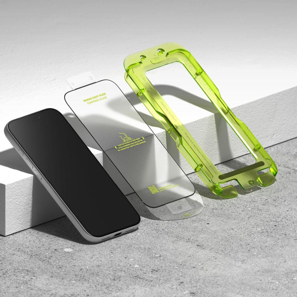Ringke Easy Slide 2-pack tempered glass for iPhone 17 Pro Max - black_2
