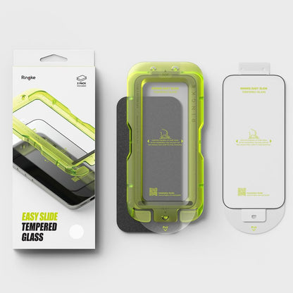 Ringke Easy Slide 2-pack tempered glass for iPhone 17 Pro Max - black_5