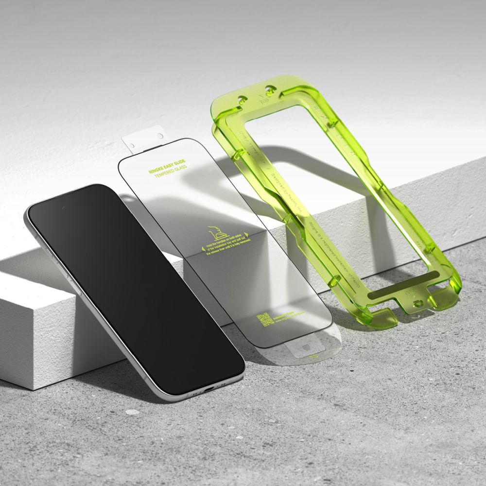 Ringke Easy Slide 2-pack tempered glass for iPhone 17 Air - black_2