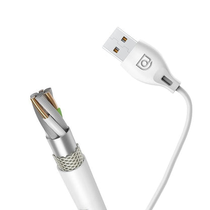Dudao USB / Lightning cable 2.4A 1m white (L4L 1m white)_4