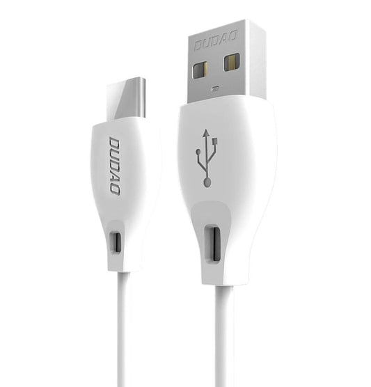 Dudao USB Type C 2.1A 1m white cable (L4T 1m white)_0
