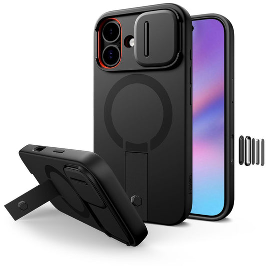 Tech-Protect Kevlar Aura MagSafe Case for iPhone 17 - Black_0