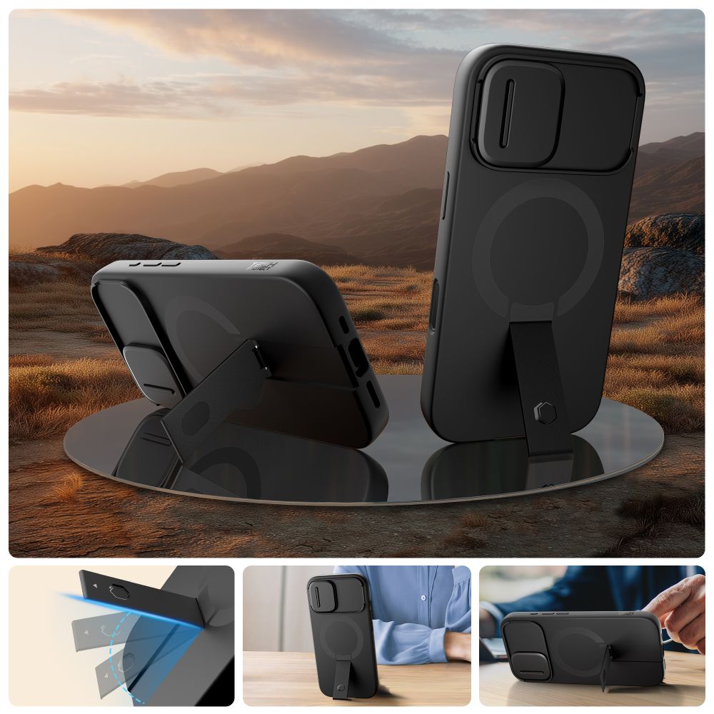 Tech-Protect Kevlar Aura MagSafe Case for iPhone 17 - Black_3