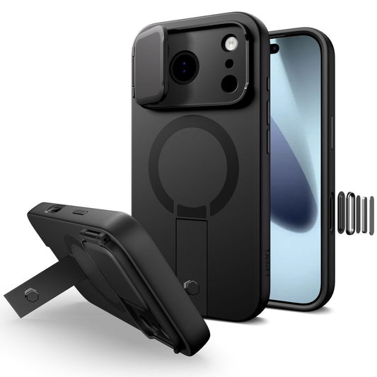 Tech-Protect Kevlar Aura MagSafe Case for iPhone 17 Pro - Black_0