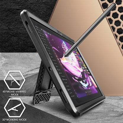 Unicorn Beetle Pro Supcase Case for Samsung Galaxy Tab S9 11.0 / S9 FE / S10 FE / S10 Lite 10.9 X710 / X716B / X510 / X516B / X520 / X526 / X400 / X406B - Black_1