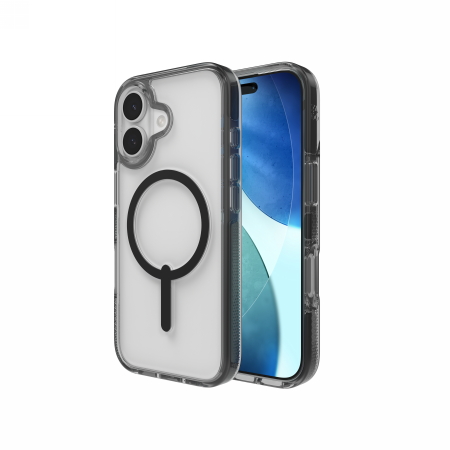 ZAGG Santa Cruz Snap MagSafe Case for iPhone 17 - Clear Black_0