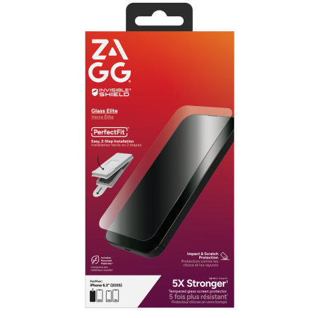 ZAGG Invisibleshield Glass Elite tempered glass for iPhone 17_0