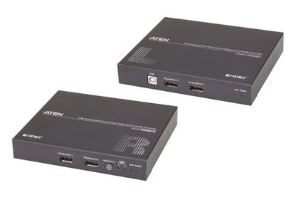 Aten Extensor de KVM USB DisplayPort de vista doble HDBaseTâ¢ 2.0 (4K a 100 m para vista individual)_0