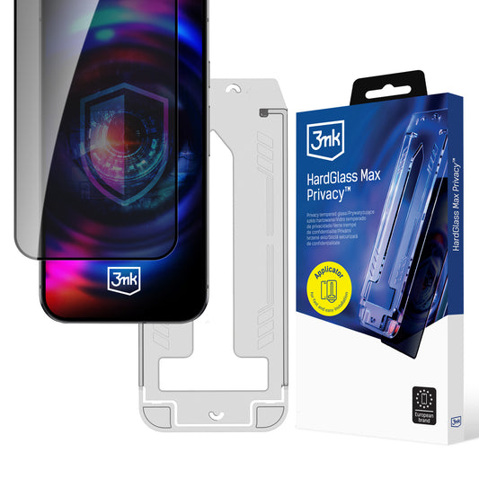 3mk Hardglass Max Privacy Screen Protector for Samsung Galaxy A16 4G / 5G / A17 4G / 5G_0