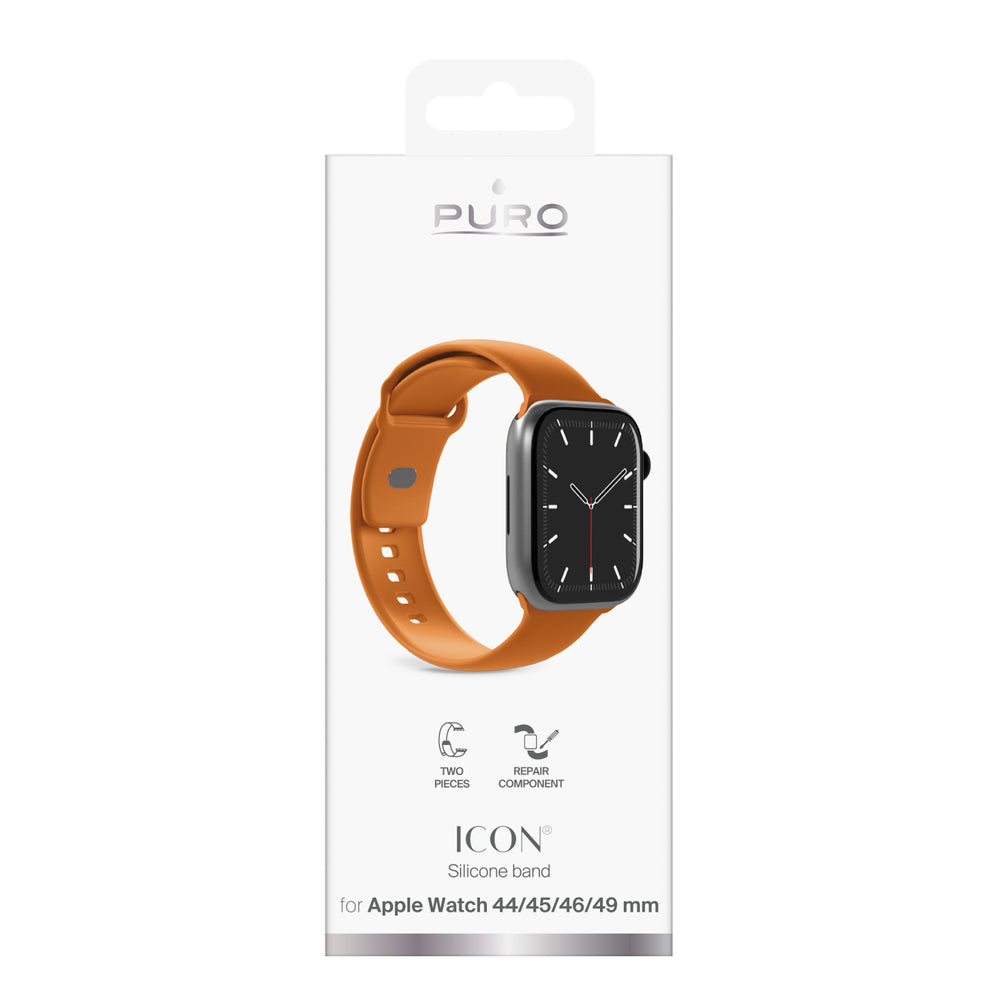 Pulseira Apple Watch Puro "ICON" / Laranja / 44-45-46-49mm / PUICNAW44ORA17_2