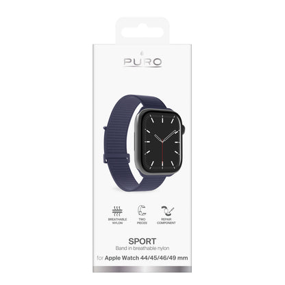 Pulseira Apple Watch Puro "SPORT" / Marca Não Definida / 44-45-46-49mm / Preto / PUSPORTAW44DKBL17_1
