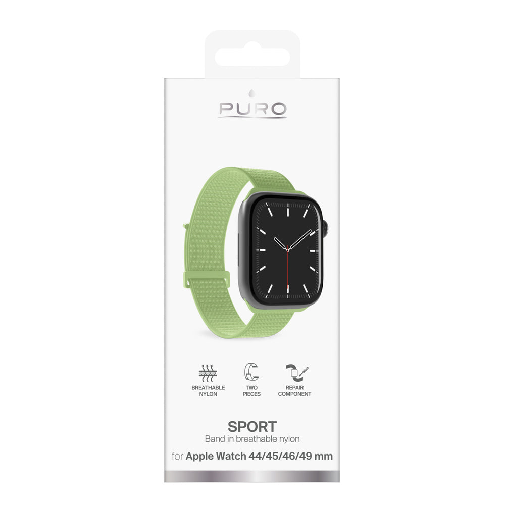 Pulseira Apple Watch Puro "SPORT" MARKA NIEZDEFINIOWANA / Verde / 44-45-46-49mm / PUSPORTAW44GRN17_1