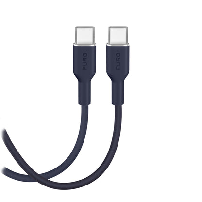 Cabo USB-C a USB-C Puro Cable "ICON" / 1,5m / Preto / PUCCCICON15MTDKBL17_0