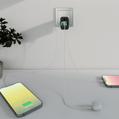 Adaptador de Viagem World Travel GaN 70W MARKA NIEZDEFINIOWANA / Preto / TEADAPTGAN70WUNI_9