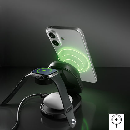 SBS Qi2.2 25W Inductive 3-in-1 Foldable Charging Station with MFI Certificate - Black_6