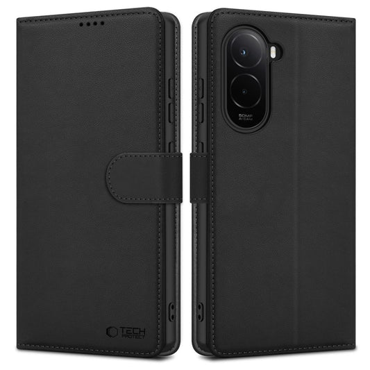 Tech-Protect Wallet Case for Xiaomi Poco M7 - Black_0